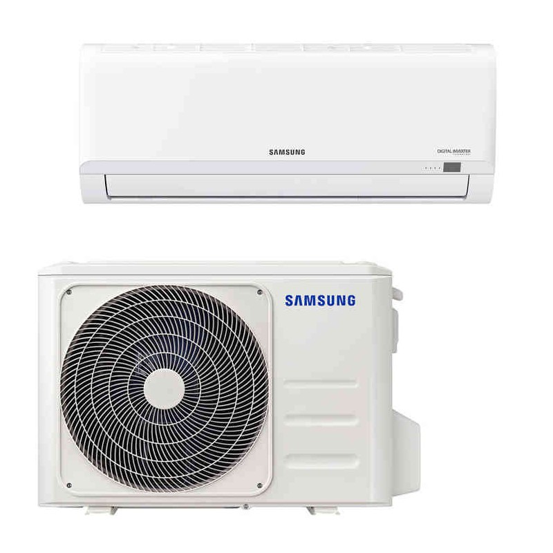 CLIMATIZZATORE SAMSUNG MALIBU AR12TXHQBWKNEU + AR12TXHQBWKXEU UNITA' INTERNA + ESTERNA 12000 BTU INVERTER