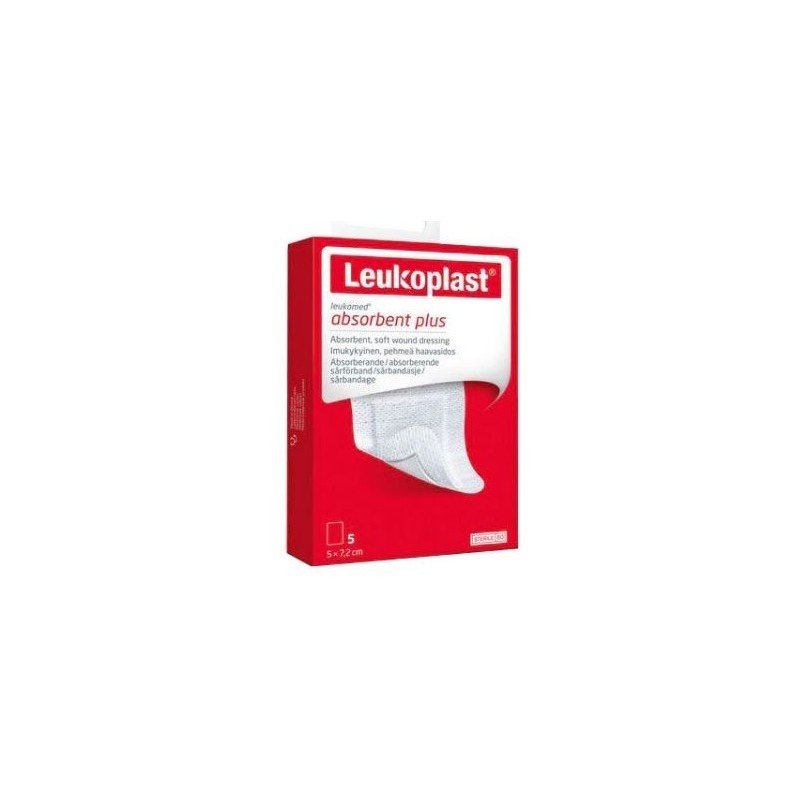 LEUKOPLAST LEUKOMED ABSORBENT PLUS CEROTTO POSTOPER.5x7.2CM             