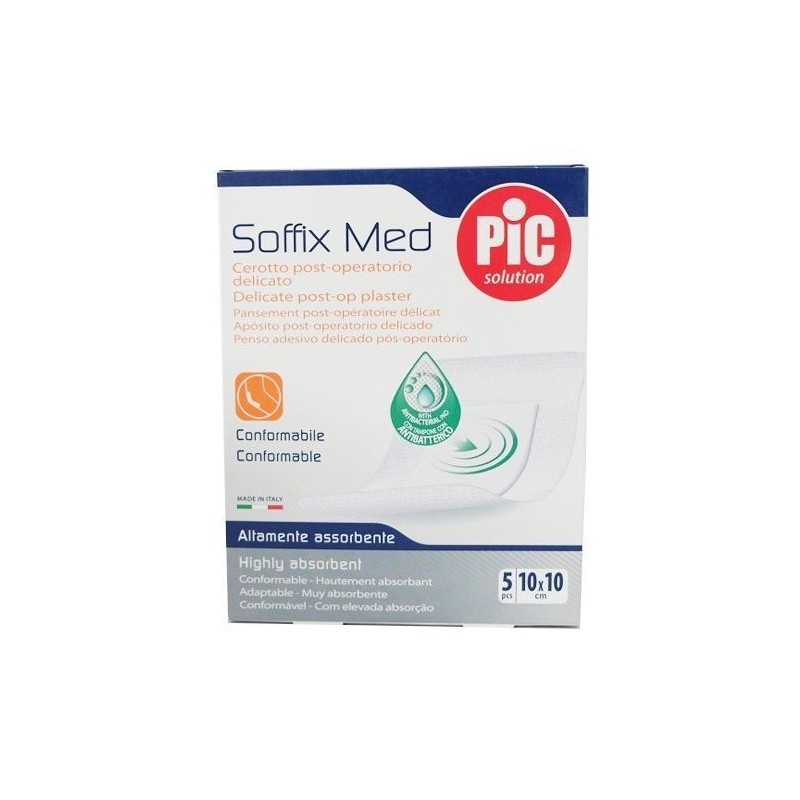 SOFFIX MED CEROTTO POST-OPERATORIO DELICATO 5PZ 10x10CM                 