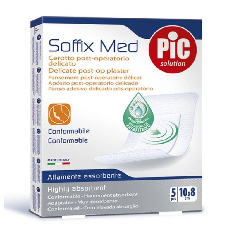 SOFFIX MED CEROTTO POST-OPERATORIO DELICATO 5PZ 10x8CM                  