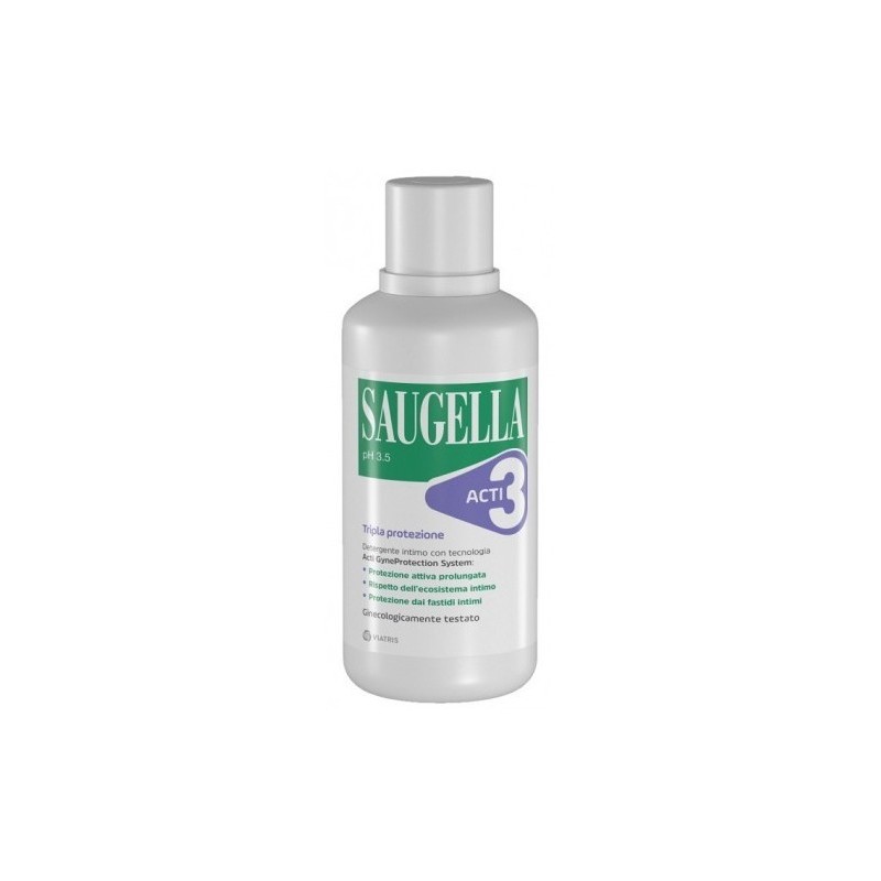 SAUGELLA ACTI3 DETERGENTE INTIMO 500ML                                  