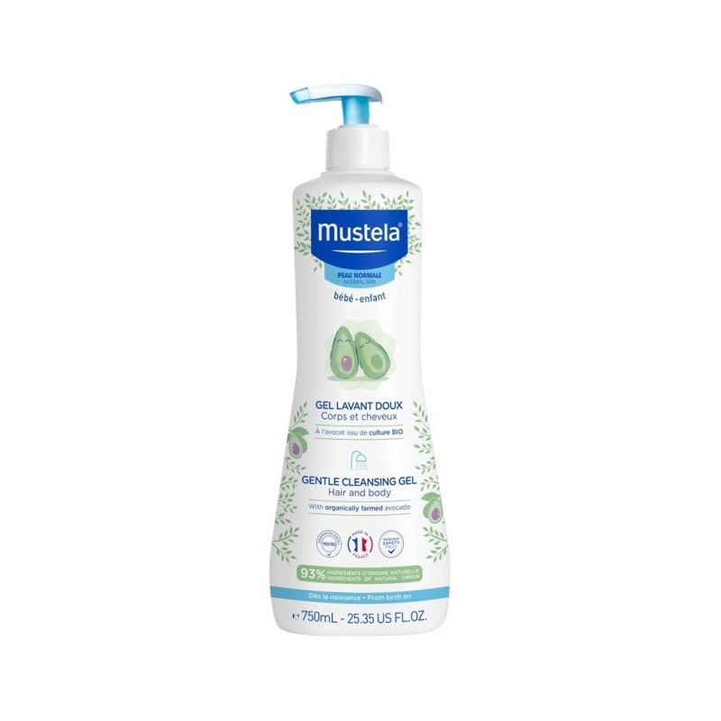 MUSTELA DETERGENTE DELICATO 750ML CORPO E CAPELLI                       